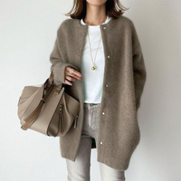 Lange Mouwen Dames Cardigan met Zakken – Liora