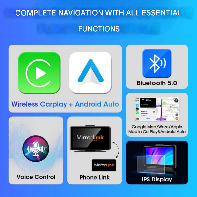 Draadloos CarPlay & Android Scherm – DriveOne