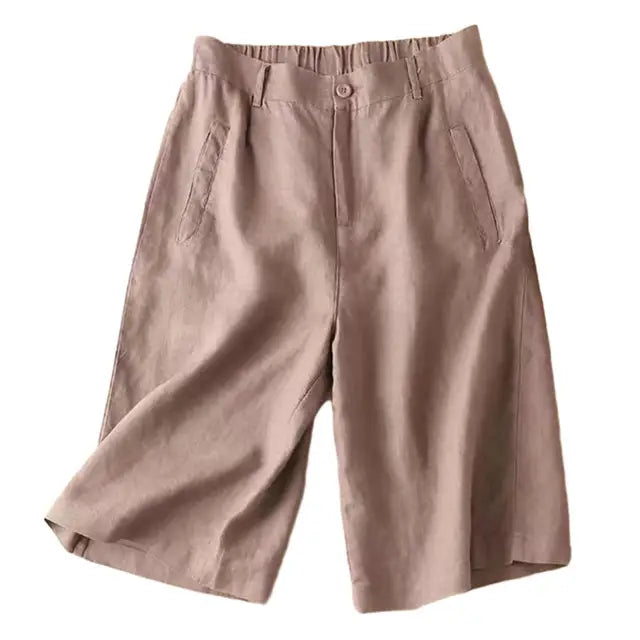 Dames Linnen-Katoenen Zomershorts - Elvira