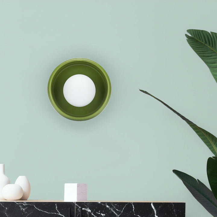 Ronde Keramische Wandlamp - Circo