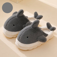 Zachte Pluche Haai Pantoffels  - SnugShark