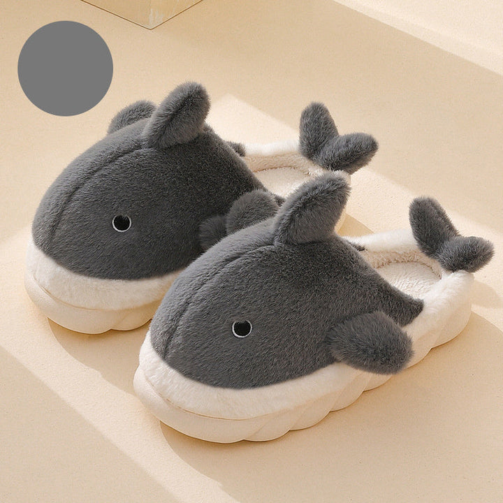 Zachte Pluche Haai Pantoffels  - SnugShark
