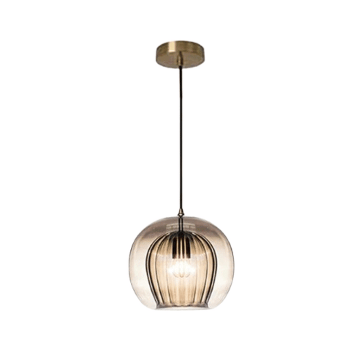 Moderne Aluminium-Glas Hanglamp - LumaLite