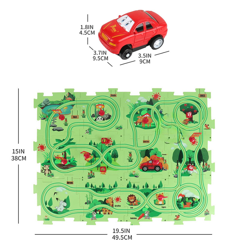 Probleemoplossende Kinderpuzzel - RacePuzzle