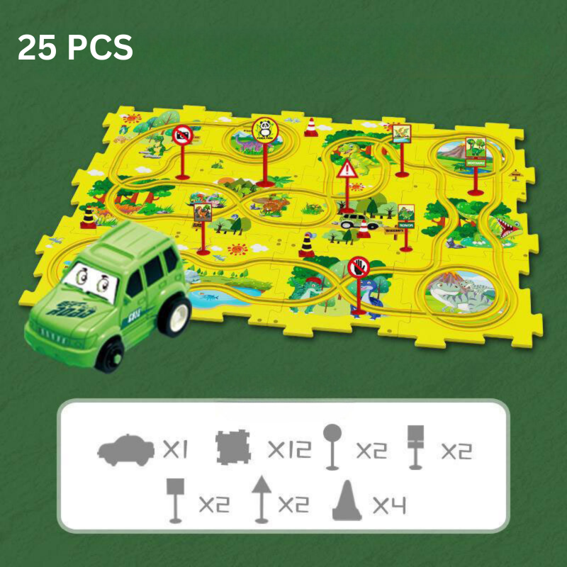 Probleemoplossende Kinderpuzzel - RacePuzzle