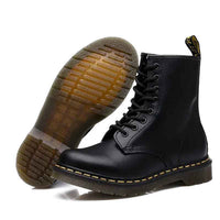 Leren Veterlaarzen met Gripzool – Victor