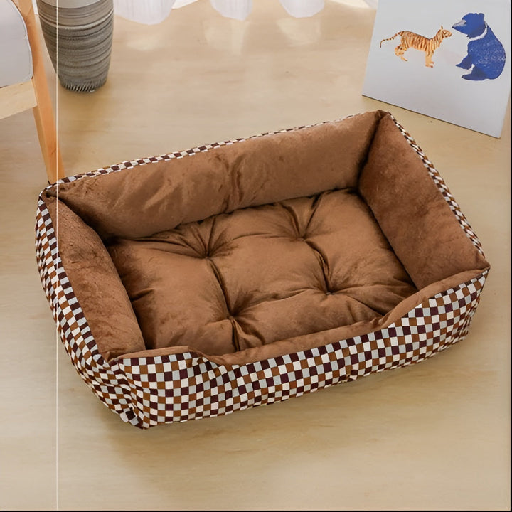 Luxe Orthopedisch Pluche Huisdierenbed - PlushNest