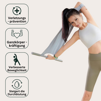 Elastische Trainingsband met Handvatten & Voetlussen - FlexiStretch Trainer