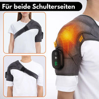 Draagbaar Schoudermassageapparaat met Warmtetherapie - ThermoFlex Pro