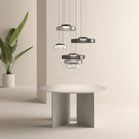 Moderne Glazen Hanglamp in Bauhaus Stijl - AuroraSphere