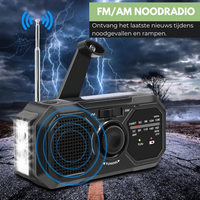 Opwindbare Noodradio - RescueBeam
