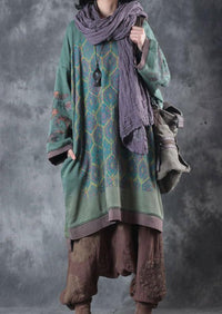 Sukienka midi oversize z dekoltem w łódkę - Ameline