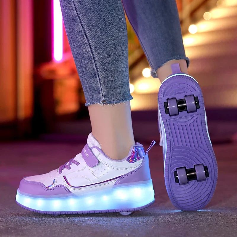 Orthopedische LED Rolsneakers - Zoe