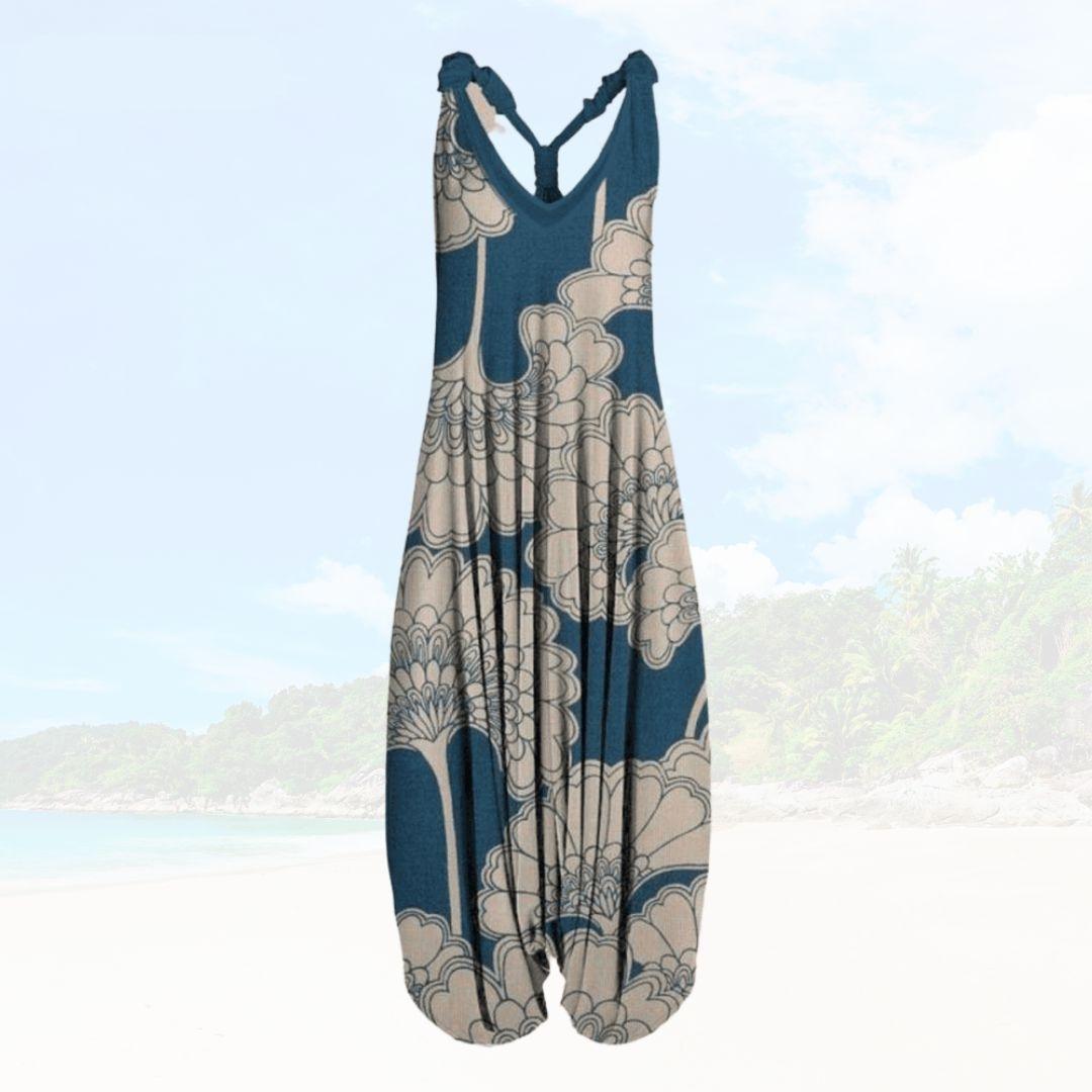 Zomerse Dames Jumpsuit met Losse Pasvorm – Elenya