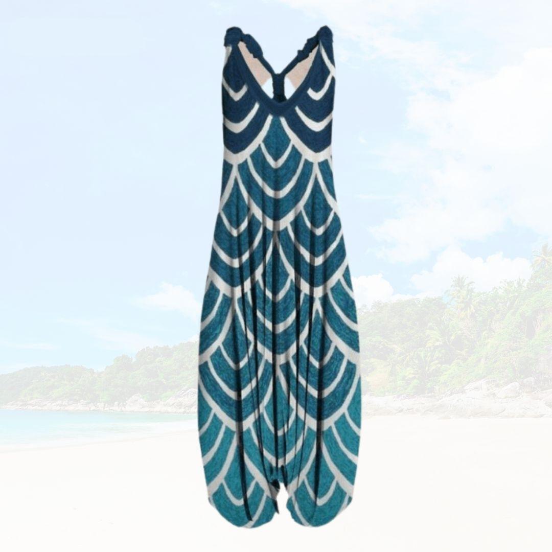 Zomerse Dames Jumpsuit met Losse Pasvorm – Elenya