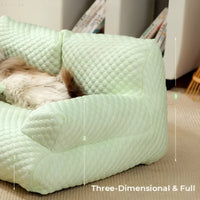 Wasbaar Pluche Kussenbed voor Huisdieren - CozyPaws