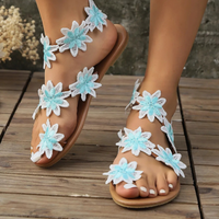 Bloemrijke Sandalen voor Dames - Lina