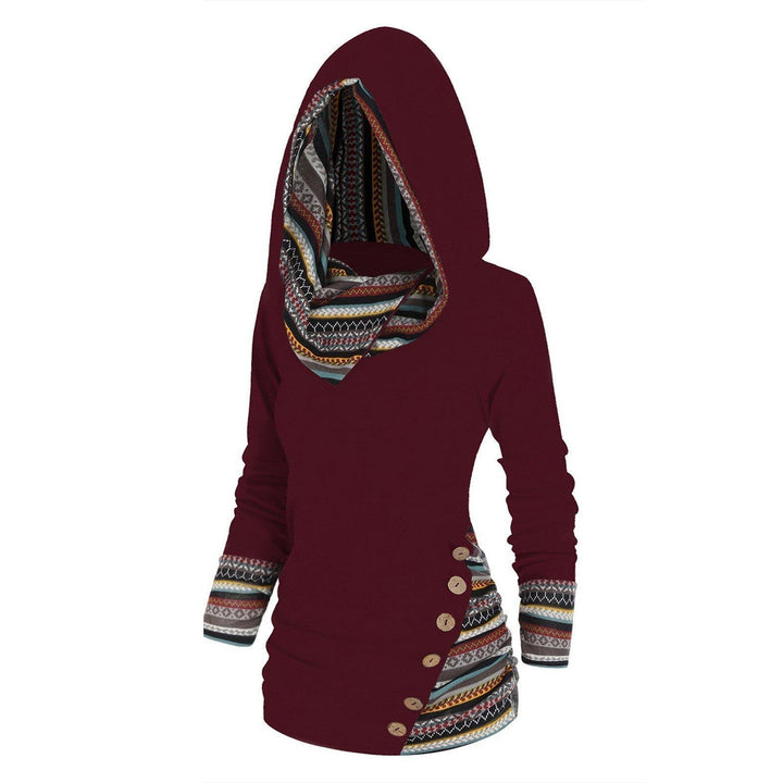 Casual Dames Hoodie met Tribalpatroon – Tavira