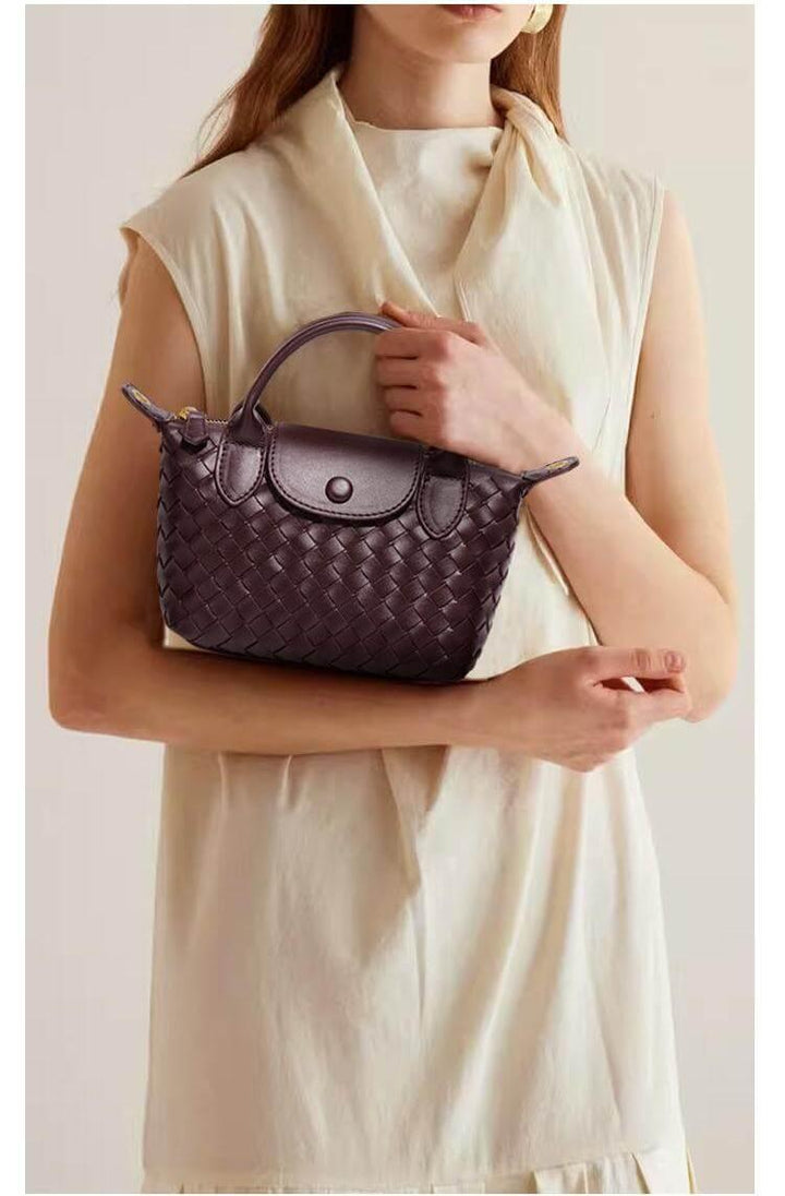 Gevlochten Mini Tas - Elena