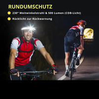 Krachtige Hoofdlamp met Breedschijnende LED - BrightBeam