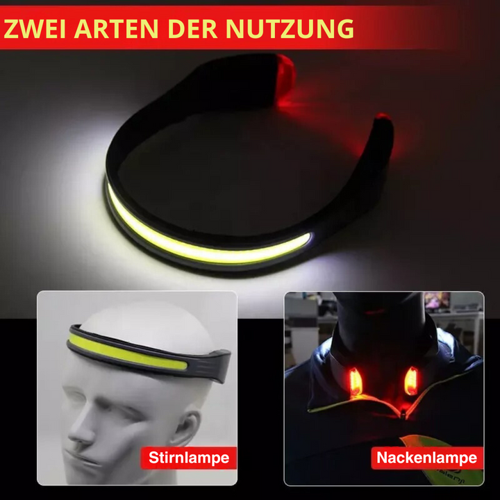 Krachtige Hoofdlamp met Breedschijnende LED - BrightBeam