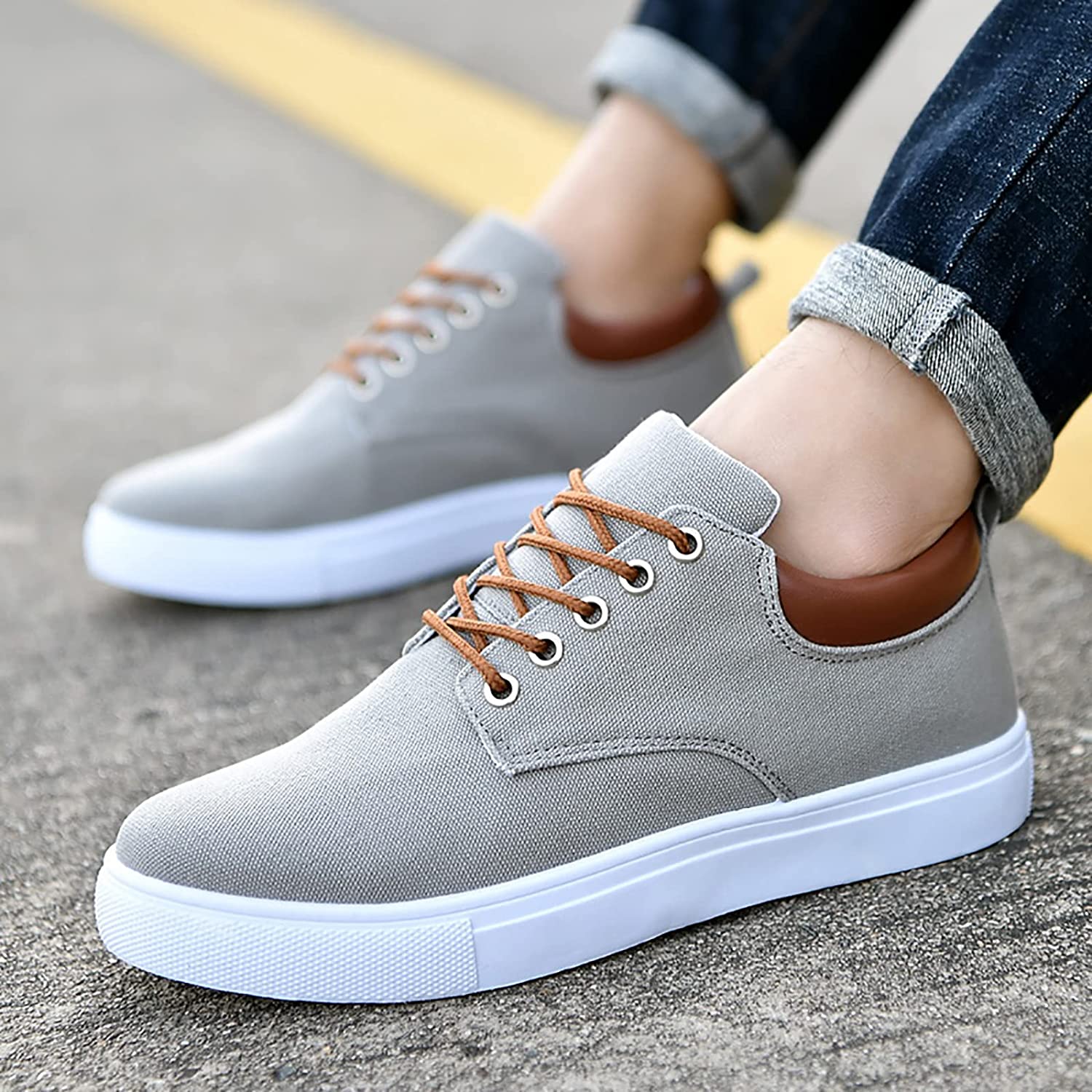 Vardi Dante™ David Sneakers | Stoere herensneakers met witte zool