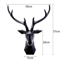 3D Hertenkop Standbeeld voor een Majestueuze Sfeer - RegalDeer