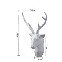 3D Hertenkop Standbeeld voor een Majestueuze Sfeer - RegalDeer