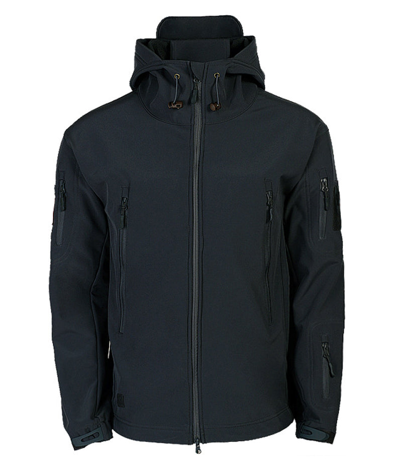 Heren Tactische Waterdichte Winddichte Softshell Jas met Capuchon - Kai