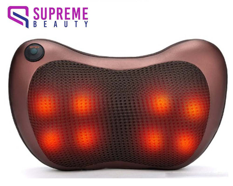Draagbaar Massagekussen met Diepe Shiatsu Massage - ThermoRelax Pro