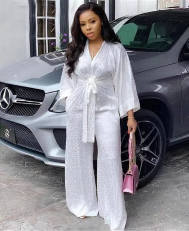 Stijlvolle Lange Mouwen Jumpsuit - Nola