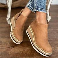 Comfortabele Plateau Enkellaarsjes - Mira