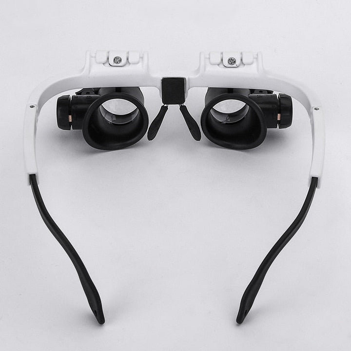 HD Loepbril met LED-Verlichting en Verwisselbare Lenzen - Optiview