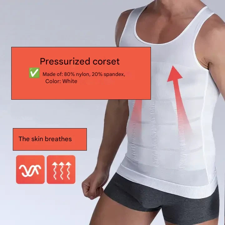 Corrigerend Herenhemd met Shaping Effect – Noah
