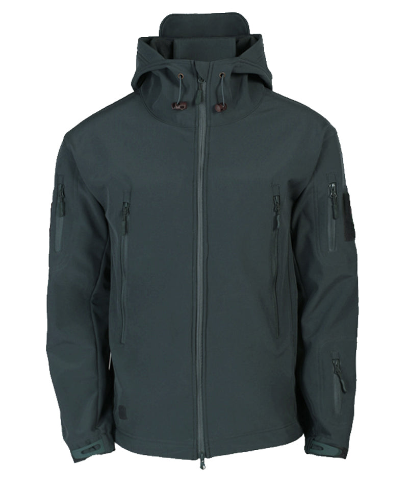 Heren Tactische Waterdichte Winddichte Softshell Jas met Capuchon - Kai