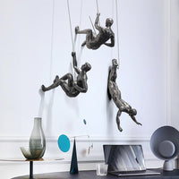 Bergbeklimmer Wandsculptuur – PeakFigures