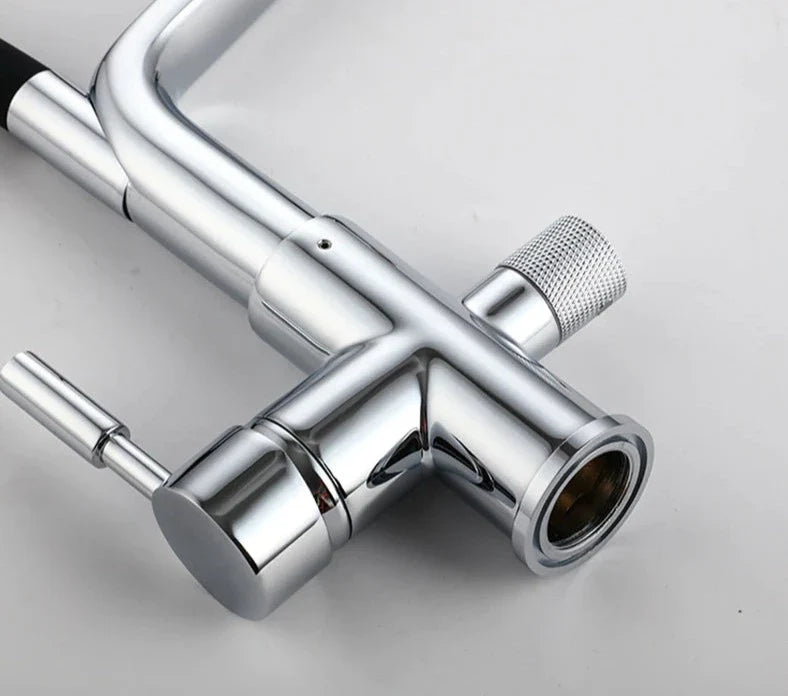 Keukenkraan met Dubbele Uitloop en Waterfiltratie - PureFlow Duo