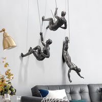 Bergbeklimmer Wandsculptuur – PeakFigures