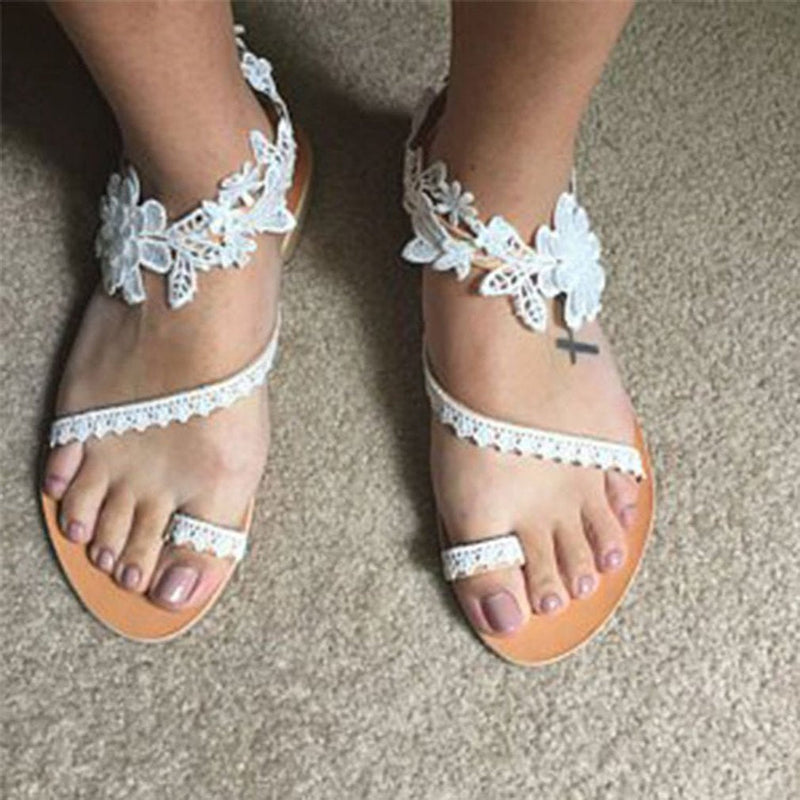 Witte Dames Zomersandalen – Sophie