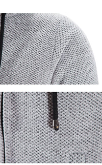 Middenlange Wollen Hoodie voor Heren - Luca