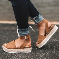 Trendy Dames Espadrille Zomersandalen – Liv