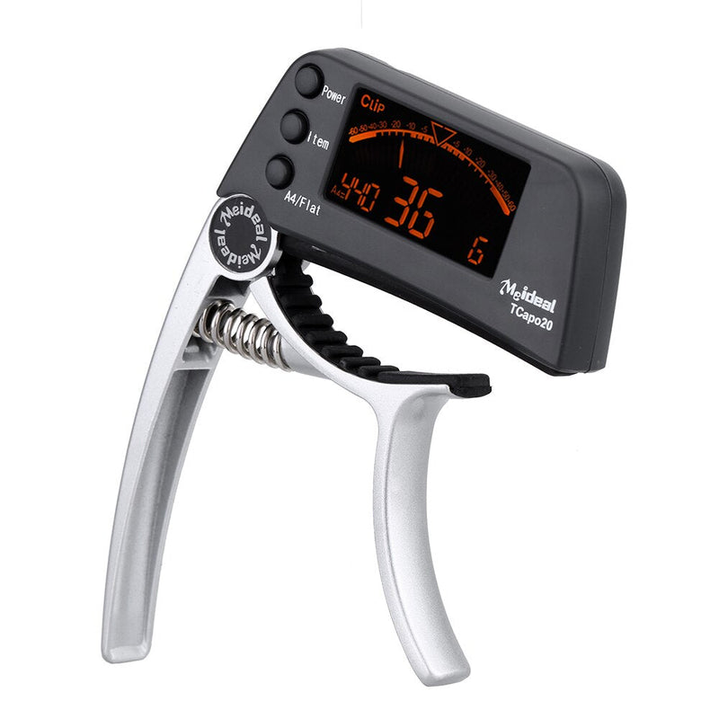 2-in-1 Gitaar Capo & Tuner – TuneGrip