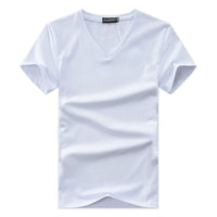Slim Fit V-hals T-shirt heren – Jonas