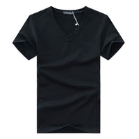 Slim Fit V-hals T-shirt heren – Jonas