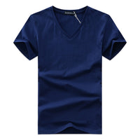 Slim Fit V-hals T-shirt heren – Jonas