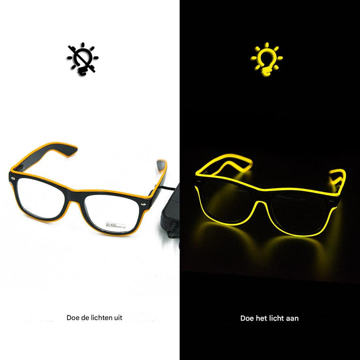 Oplichtające neonowe okulary - LumaGlow