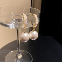 Luxe Parel Oorbellen met Zirkonia - Delphine
