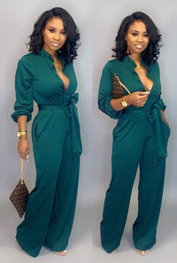 Stijlvolle Lange Mouwen Jumpsuit - Nola