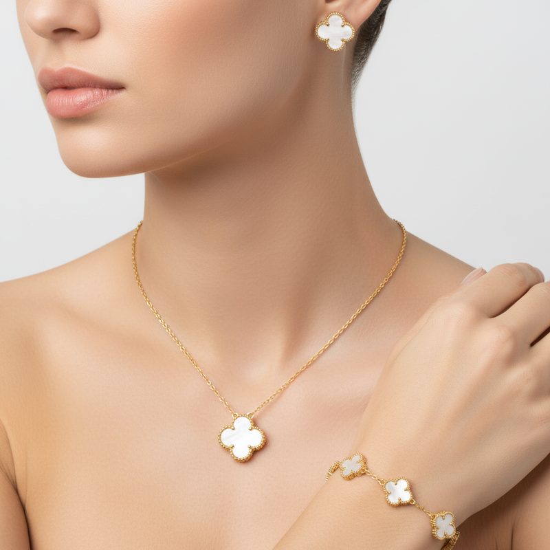 Halskette Und Ohrringe - LuckJewelry 