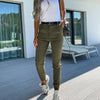 Khaki Chino Broek -Elise